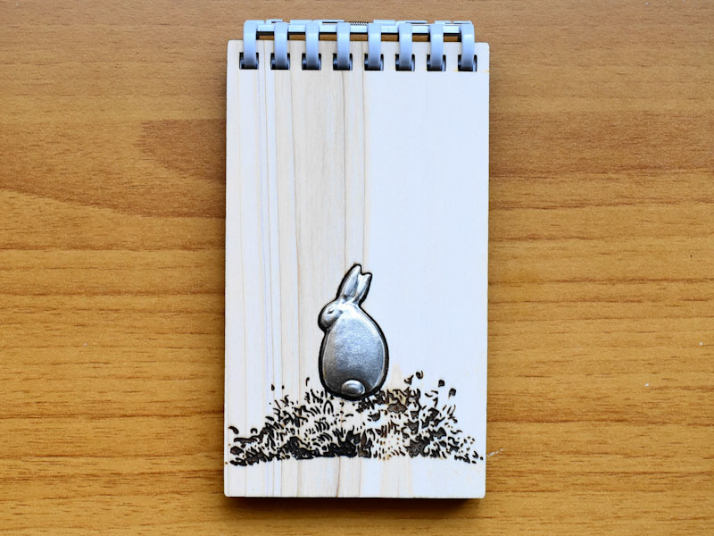 うさぎのメモ帳の画像（正面）