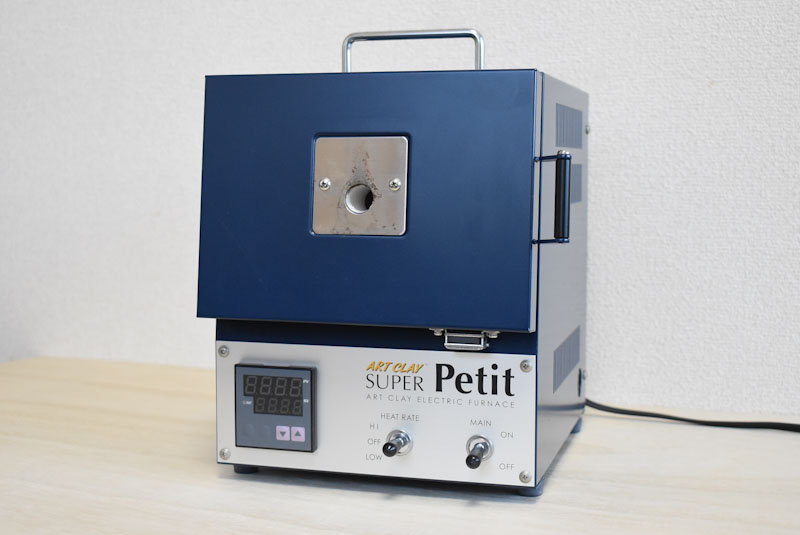 購入した中古の電気炉（相田化学工業 家庭用電気炉 スーパープチ）