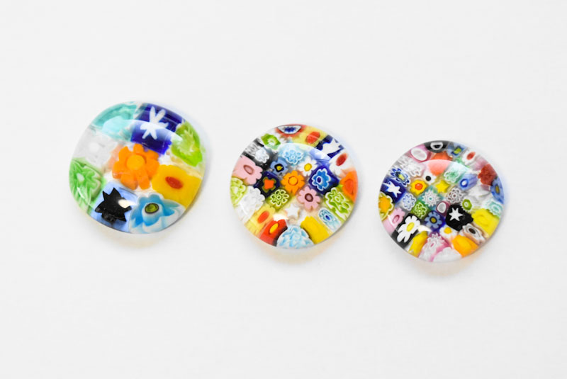 サイズの違うミルフィオリでのナギット作り